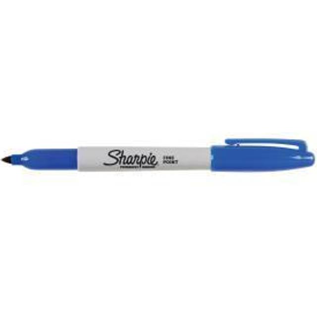 Permanent Markers | Fine Point | Blue | 12 Count