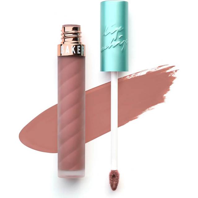 Beauty Bakerie Lip Whip Liquid Matte Lipstick  Long Lasting Lip Color  Smudge Proof Makeup  Salted Caramel Mocha  3.5 mL