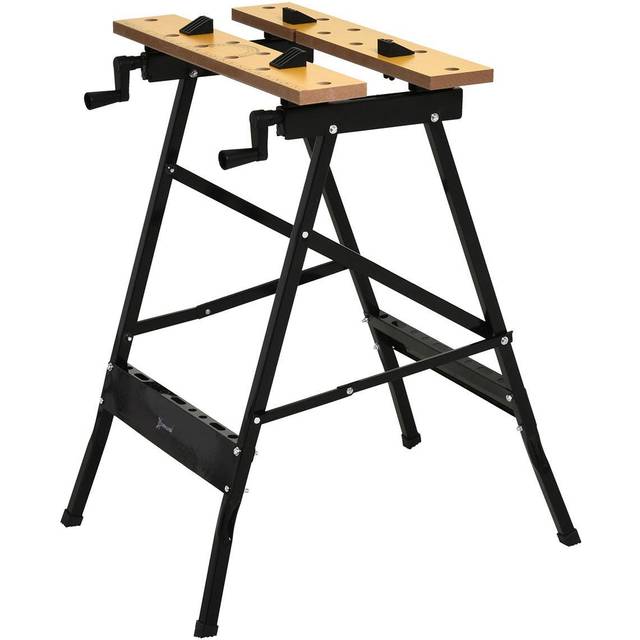 DURHAND 4 in 1 Work Bench - Brown and Black