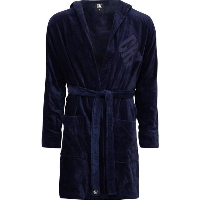 CR7 Men's Bathrobe - Navy