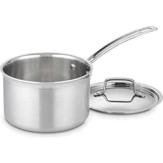 Cuisinart MCP193-18N Multiclad Pro Triple Ply Stainless 3-Quart Skillet Saucepan w/Cover