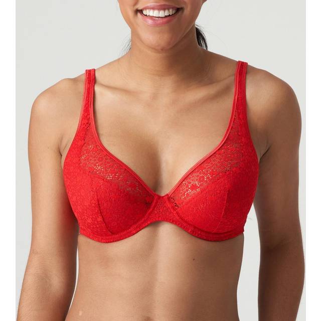 PrimaDonna Twist Epirus Half Padded Plunge Bra - White - D 70