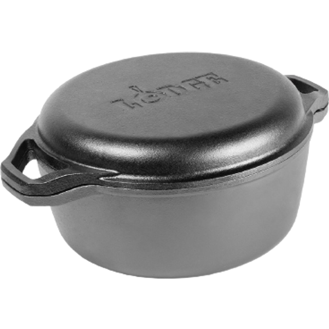 Lodge - 6 QT Chef Style Double Dutch Oven