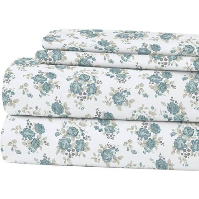 Modern Threads Printed 3-Piece Extra Soft Bedding Sheets & Pillowcase Set  Deep Pocket up to 16 inch Mattress Forever Roses Twin