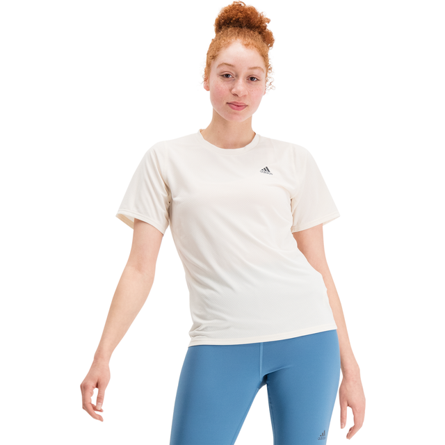 ADIDAS RUN ICONS RUNNING TEE Damen Blau S Art.-Nr. HB9358