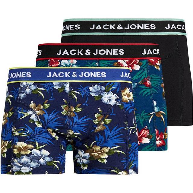 Boxer shorts Jack & Jones Jacflower (x3) - Noir - L