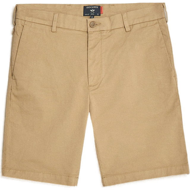 Smart Supreme Flex Bermuda Chino Shorts in Cotton - beige - W34