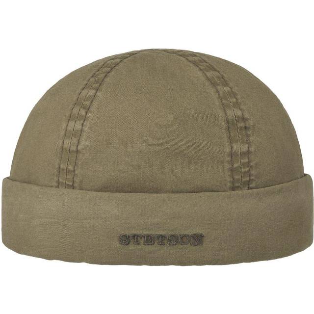 Delave Organic Cotton Docker Hat by Stetson - khaki - M (56-57 cm)