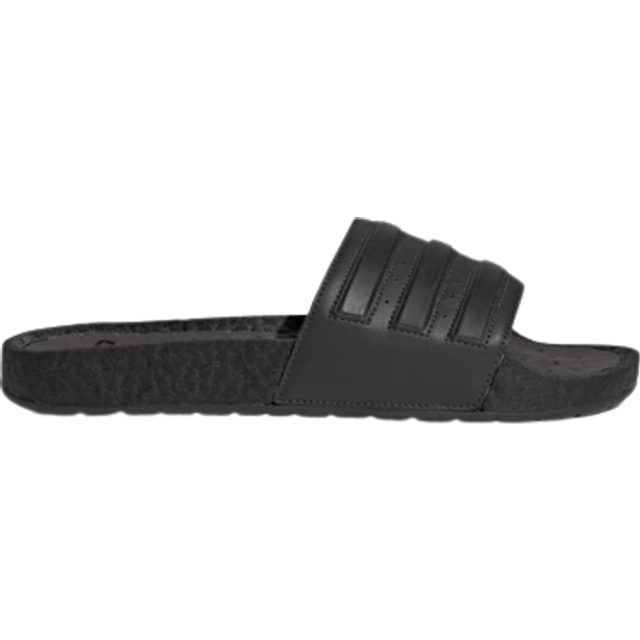 Adilette Boost Slides - Carbon / Core Black / Core Black - 4