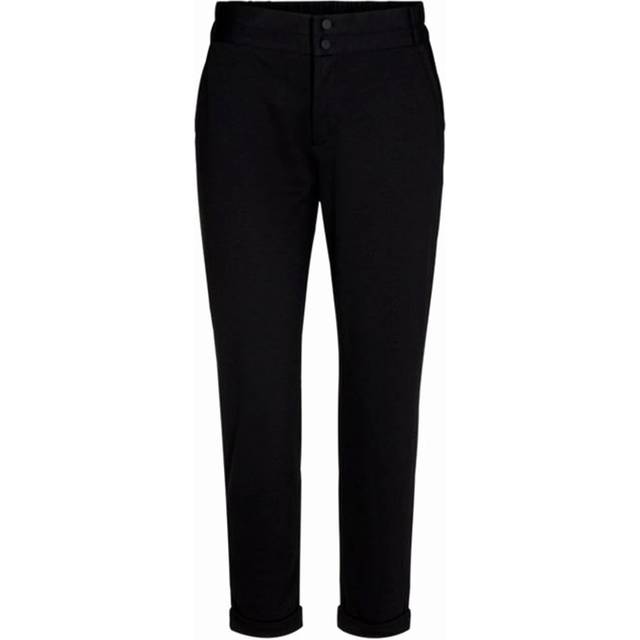 FREE/QUENT Ankle-Length Pants From Freequent In A Soft Material. The Pants Have A Simple Si |Svart |XS
