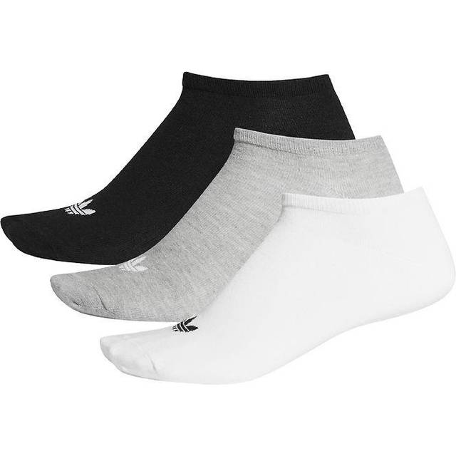 adidas Trefoil Liner Socks 3-Pack White/ Black/ Mgreyh 35-38 (35-38)