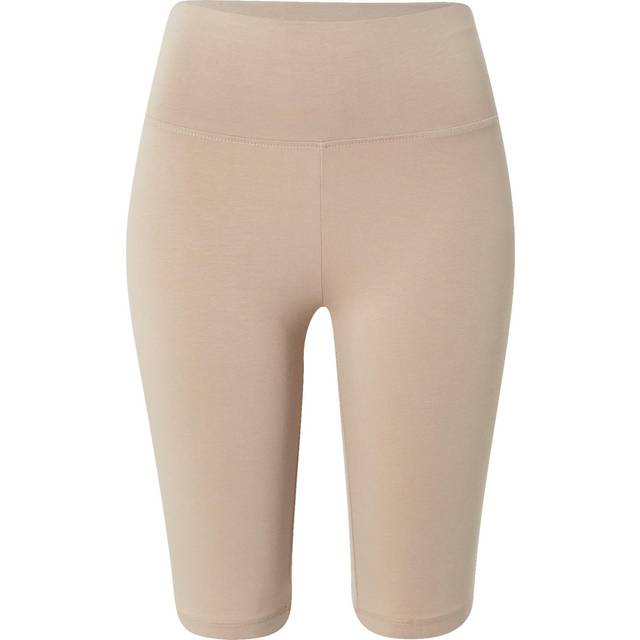 Urban Classics - Ladies Organic Stretch Jersey Cycle Softtaupe - Shorts - brown - XS - 95% Organic Cotton, 5% Elastane,Jersey
