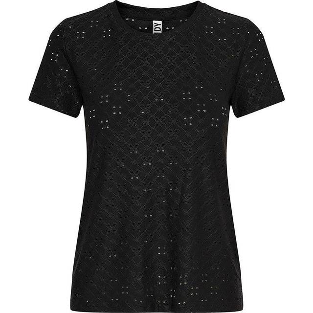 ONLY Jdycathinka S/S Tag Top Jrs Noos, svart, M