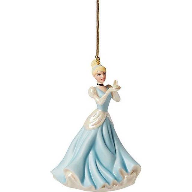 Lenox Princess Cinderella Glass Slipper Ornament Blue for Christmas