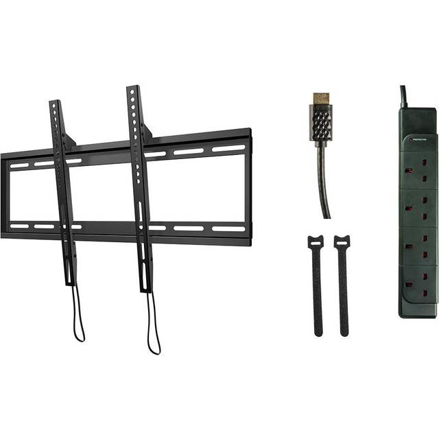 Sanus VuePoint Bundle Kit -Tilting Mount/HDMI/Surge Protector/Ties