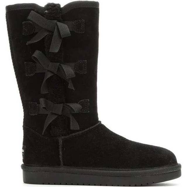 Koolaburra by UGG Kid 's Victoria Tall Fashion Boot  Black  12
