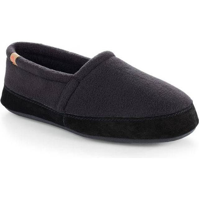 Acorn mens Moc slippers  Black  105-115 US