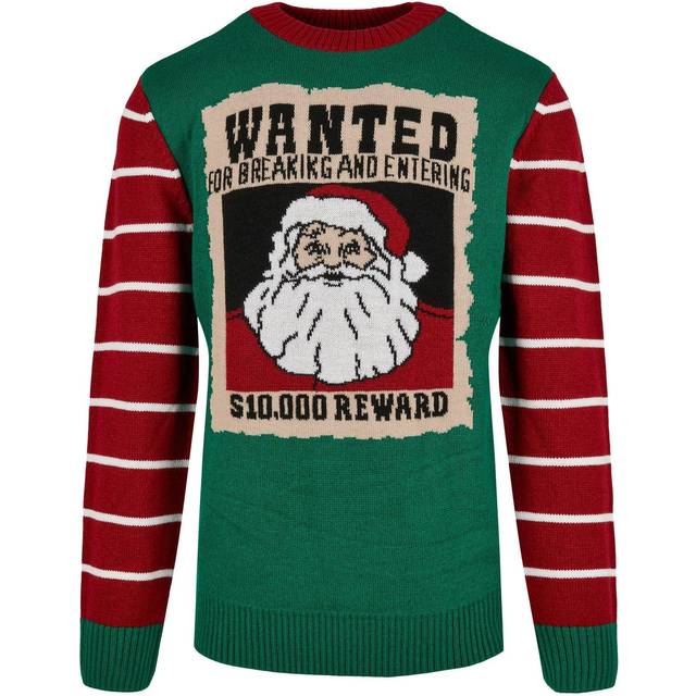 Urban Classics Wanted Christmas Sweater x-masgreen/white