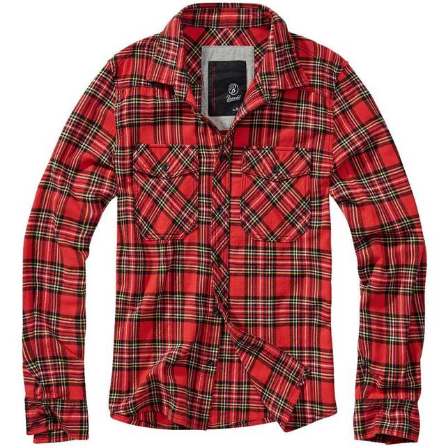 Brandit Check Shirt herr långärmad, Tartan, 6XL