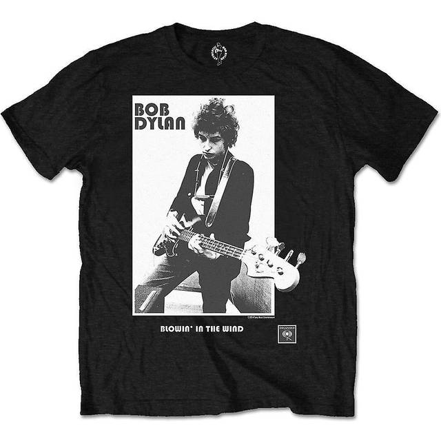 Bob Dylan Blowin In The Wind Rock Licensed T-shirt Men