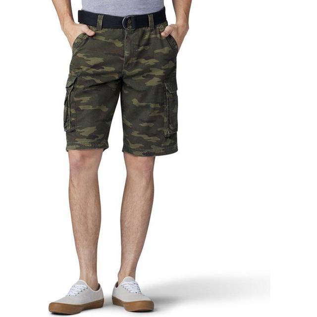 Lee mens Dungarees New Belted Wyoming cargo Shorts  combat camo  30 US