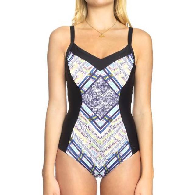 Sunseeker Tribe Attack Swimsuit - Black pattern-2 - E 40