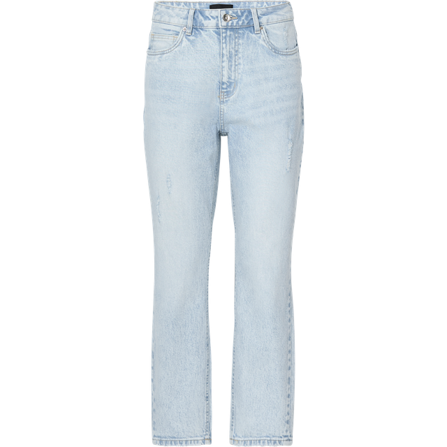 VERO MODA dam ljusblå denim jeans stretch, Ljusblå denim, 27