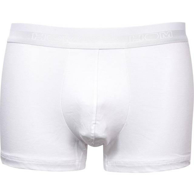 Hom Men's Classic Cotton Modal Boxer Brief, White - Size: 33/32/32