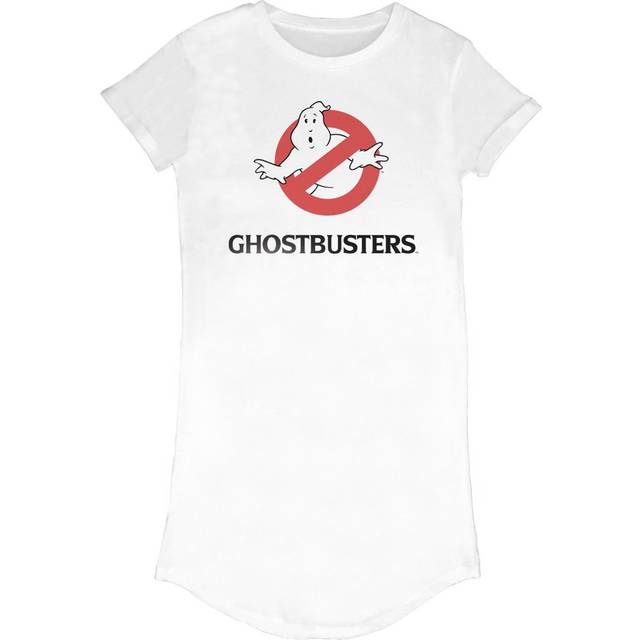 (XL, White) Ghostbusters Womens/Ladies Logo T-Shirt Dress