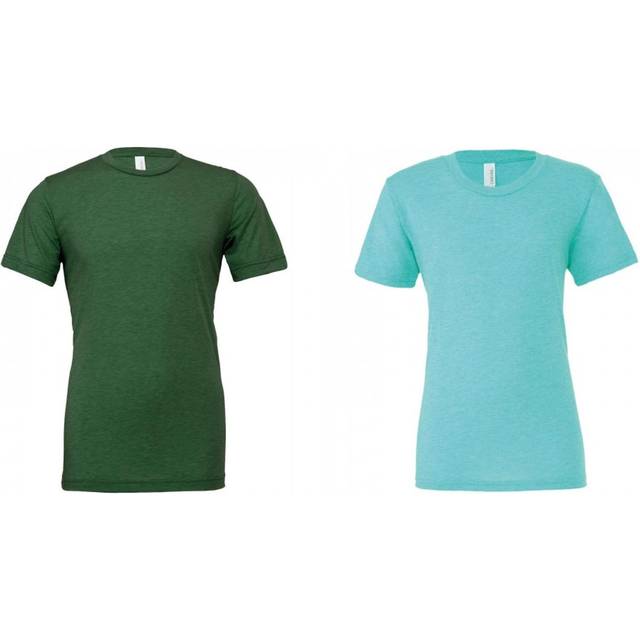 Bella canvas unisex adults triblend crew neck t shirt rw7428