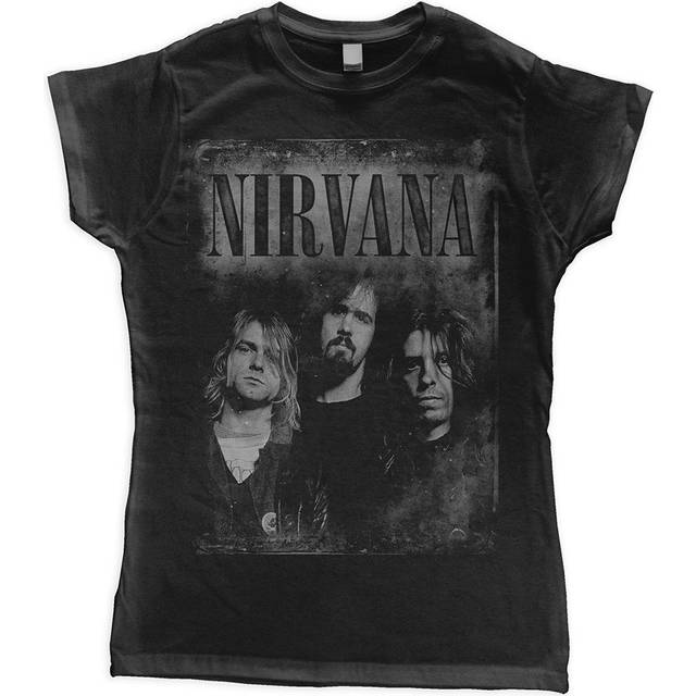 Nirvana Faded Faces T-Shirt black - XL