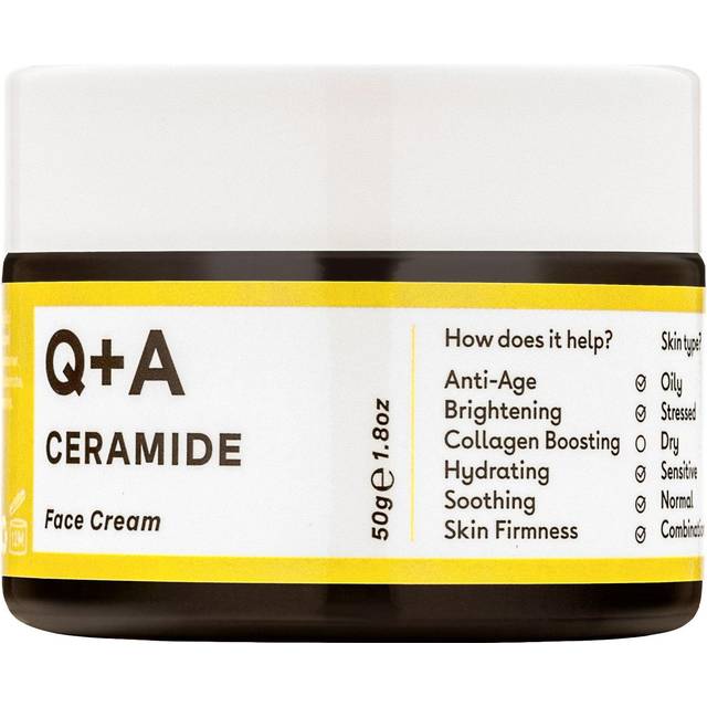 Q+A Ceramide Mjukgörande ansiktskräm med ceramider 50 g