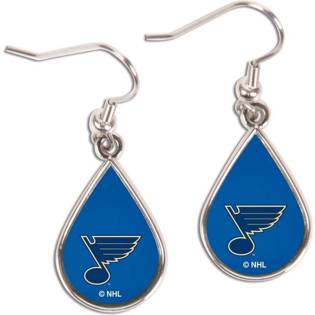 WinCraft St. Louis Blues Tear Drop Dangle Earrings