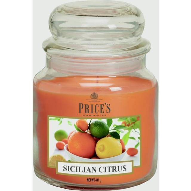 Price's Patent Candles - Medium Jar - Sicilian Citrus Fragrance