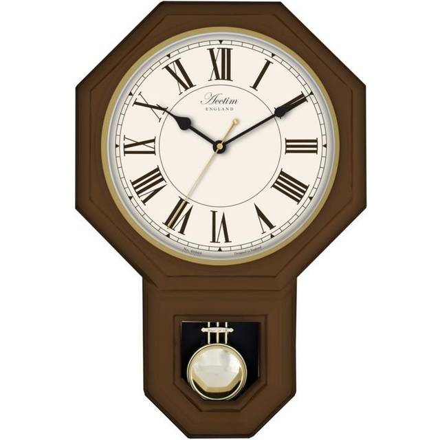 Acctim Woodstock Dark Wood Wooden Wall Clock