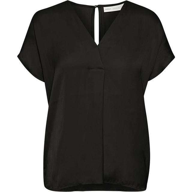 V-Neck Top with Short Sleeves