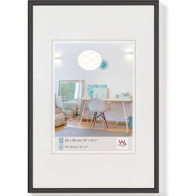 walther design KV050B New Lifestyle, plastic frame, 40x50 cm, black, 1 piece