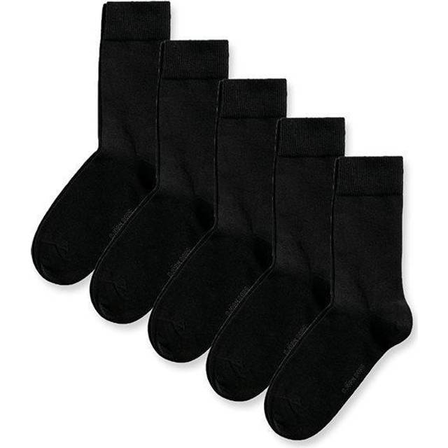 Björn Borg 5-pack Essential Socks - Black - Strl 36/40 * Kampanj *