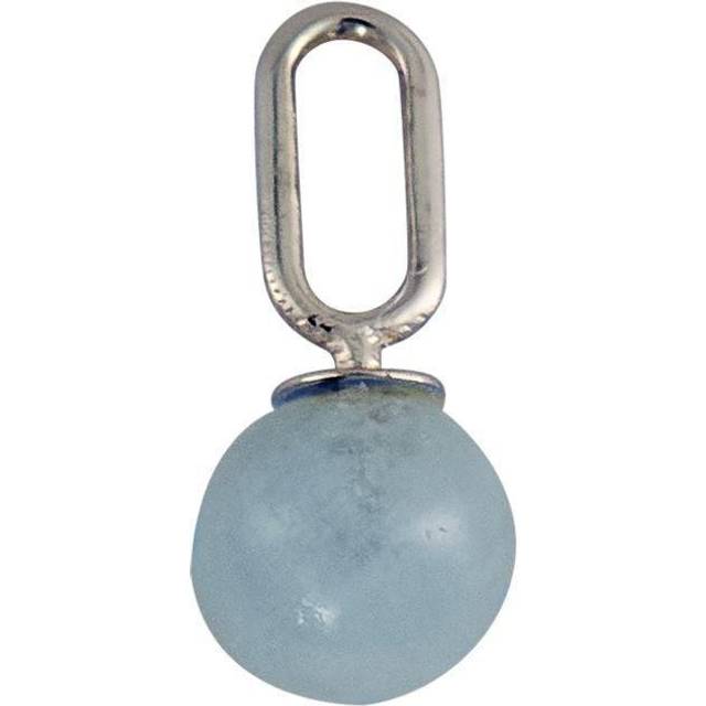 DESIGN LETTERS Stone Drop Charm 5Mm Silver |Blå |One Size