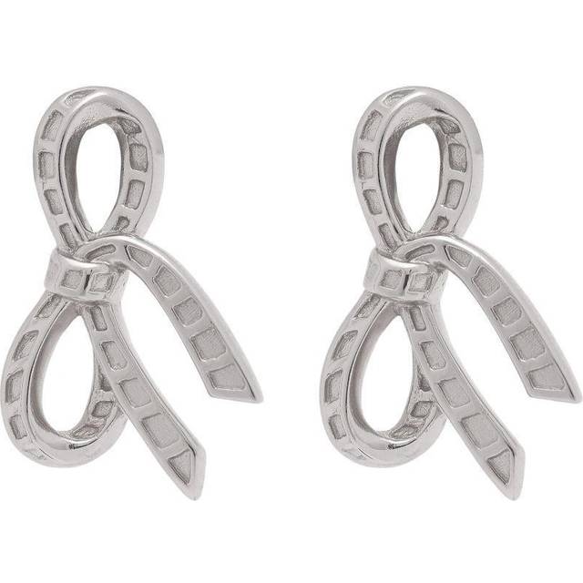 Olivia Burton Silver Bow Stud Earrings