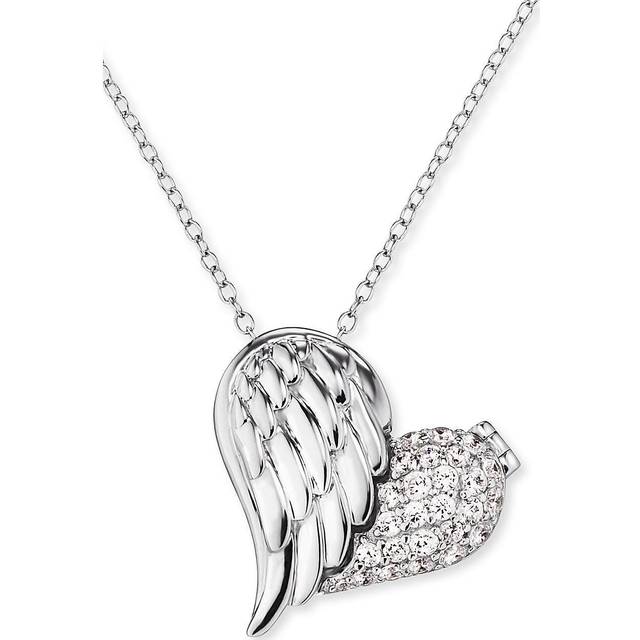 Angel Whisperer Silver With Love Locket Necklace ERN-WITHLOVE-02-ZI