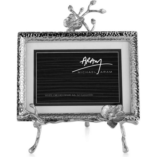 Michael Aram White Orchid Easel Frame, for 4 x 6 Photo