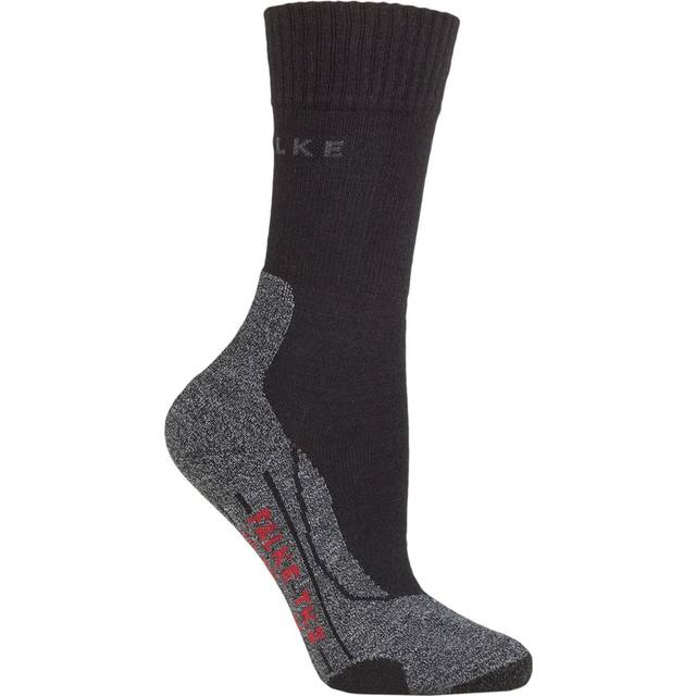 Falke TK2 Explore Women's Hiking/Walking Socks UK 5.5 - 6.5 Black Mix - Black/Grey - UK 5.5-6.5