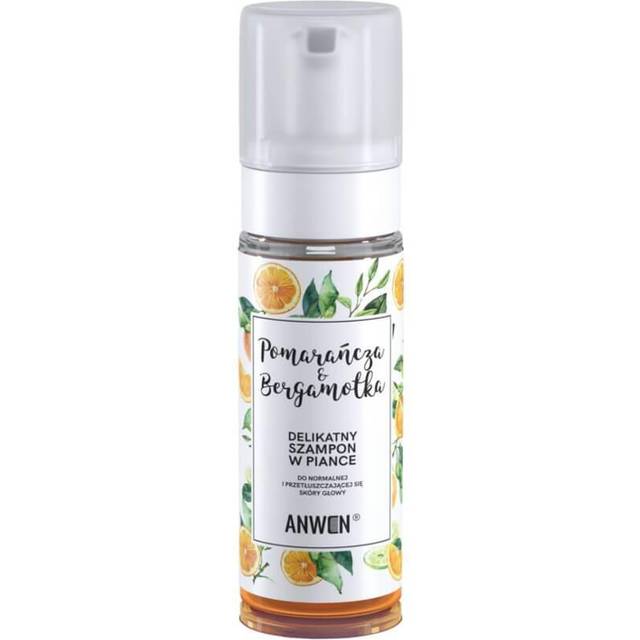 Anwen Orange & Bergamot hair mousse shampoo