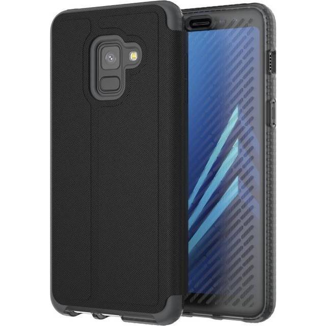 Tech21 evo flip tough case cover with bulletshield™ for samsung galaxy a8, black