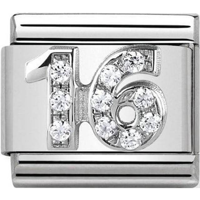 Nomination Classic Silver 16 Number Charms
