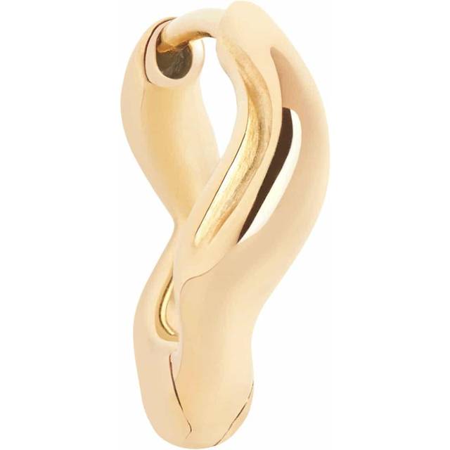 Maria Black Gold Anil 8mm Huggie Single Earring - Goldplated - UNI