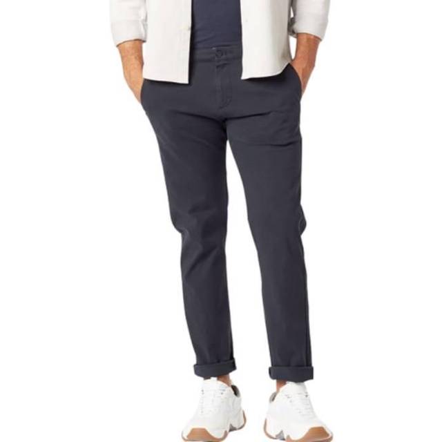 dockers herr Smart 360 Flex Chino Tapered byxor , Dockers Navy, 33W / 36L