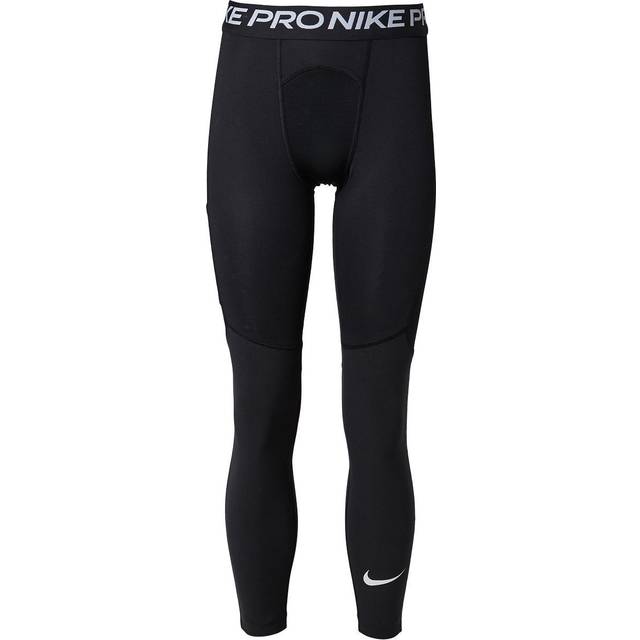 Nike Kids Knitted Sports Pants With Logo Print Quick-Dry Training Long Pants Kids bottoms Black DM8530-010 XL
