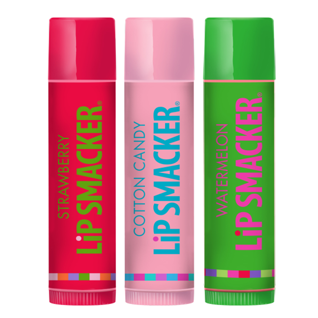 Lip Smacker, Lip Balm, Original & Best Flavors, 3 Pack, 0.14 oz (4 g) Each